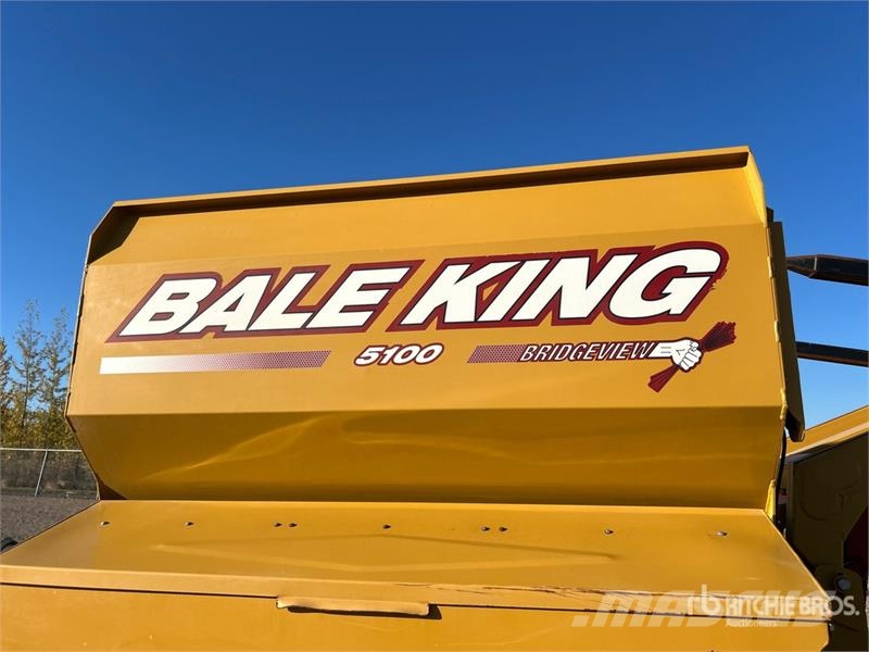 Bale King 5100TR S/A Bale Processor آلات تمزيق الحزم وتقطيعها ونشرها