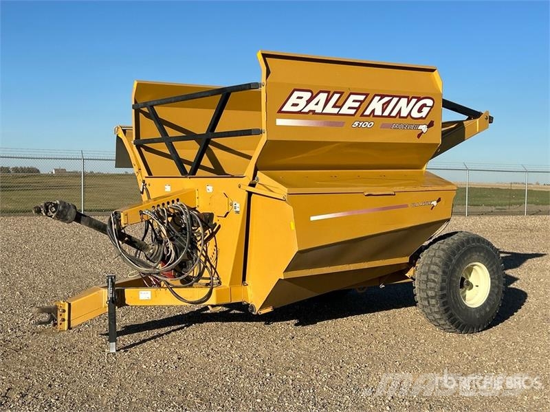 Bale King 5100TR S/A Bale Processor آلات تمزيق الحزم وتقطيعها ونشرها