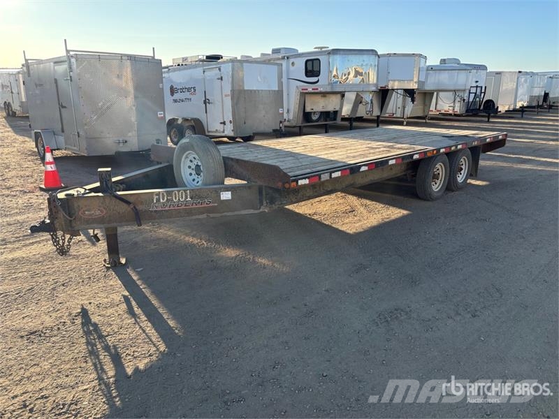BD Manufacturing 20 ft T/A Equipment Trailer Araç nakil römorklari