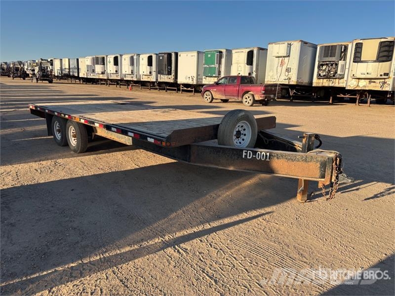 BD Manufacturing 20 ft T/A Equipment Trailer Araç nakil römorklari