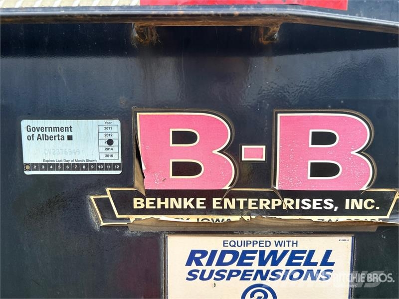 Behnke Enterprises Inc. 53 ft Tri/A Sprayer Transport Tra Overige aanhangers