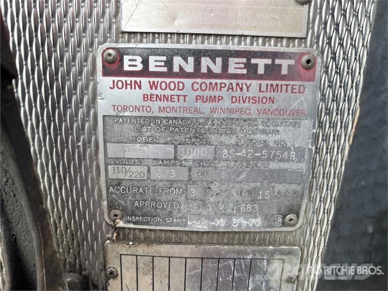  Bennet 4225 Fuel Pump معدات البناء - غير ذلك