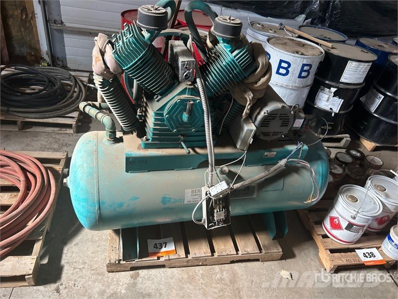  Berkley Skid-Mounted 120 gal Air Compressor Compressors
