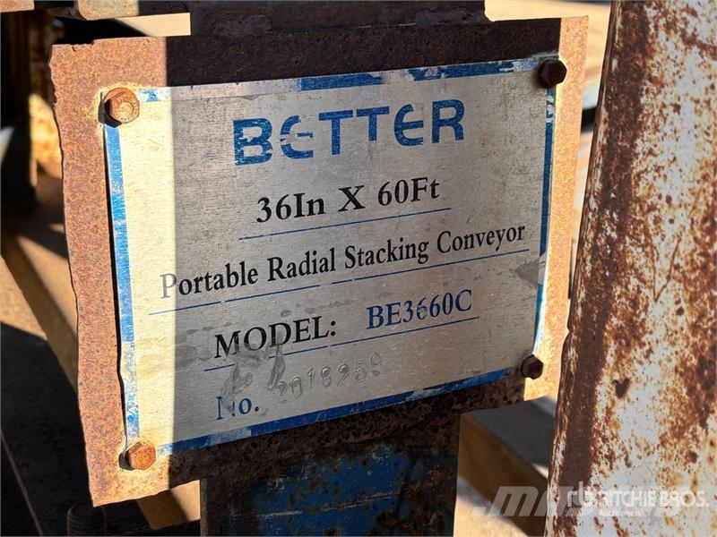  Better 36 in x 60 ft Portable Radial Stacking Conv Būvniecība- Citi