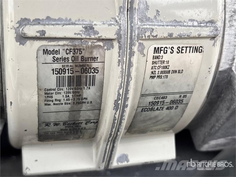 Blaze 400D-G 399000 BTU Space Heater Équipement de dégel