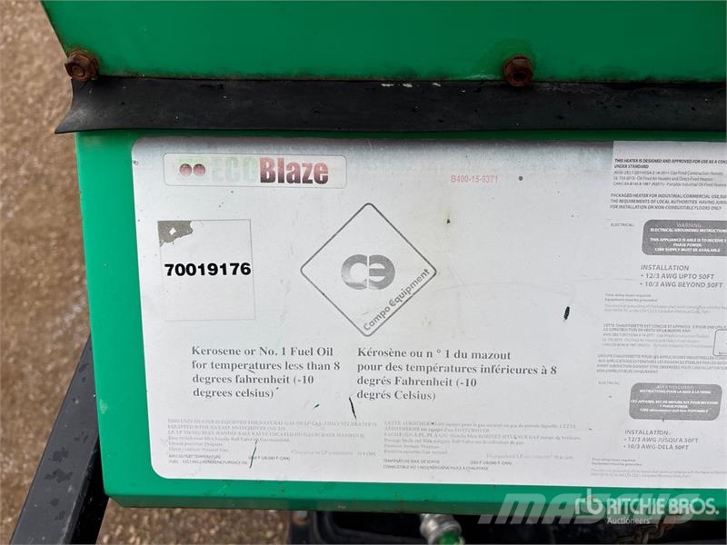 Blaze 400D-G 399000 BTU Space Heater Équipement de dégel