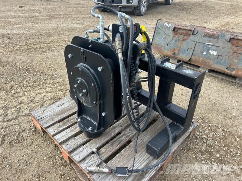 Blue Diamond Attachments 100507 48 in Vibratory Skid Steer Post Fencing equipment