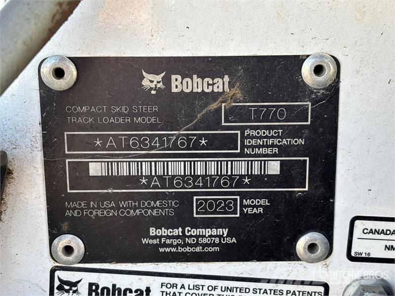 Bobcat T770 Lietoti riteņu kompaktiekrāvēji