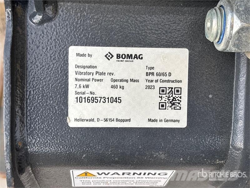 Bomag BPR60/65D/E Vibratory Plate Compactor (Inoperable) Vibrationsgeräte