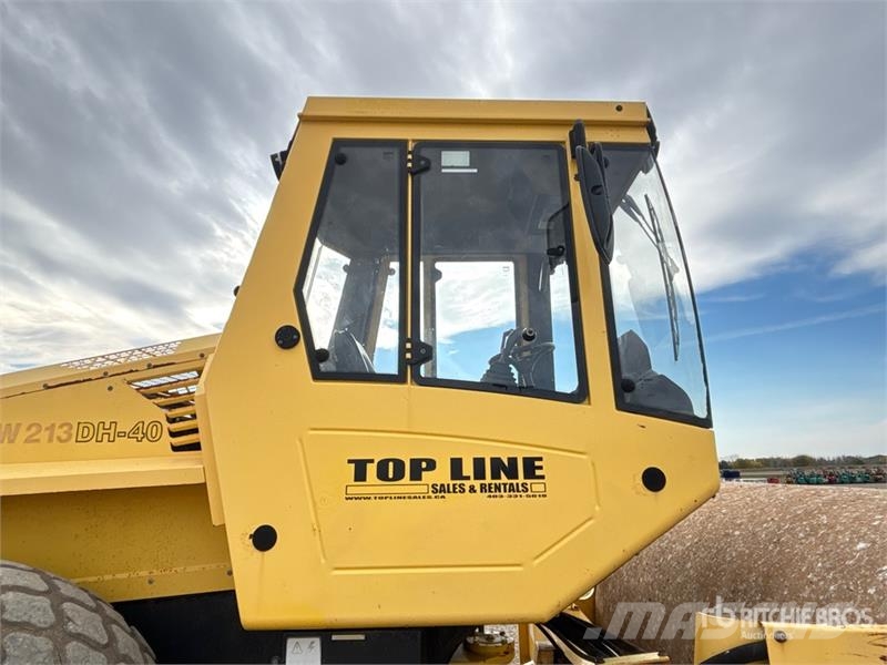 Bomag BW213DH-40 Smooth Drum Compactor Vienvalča grunts veltņi