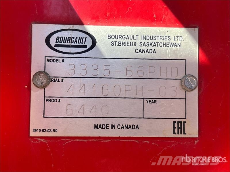 Bourgault 3335 QDA 66 ft Air Drill Perfuradoras