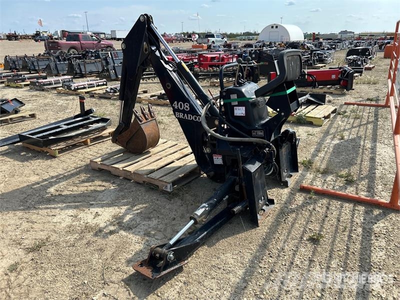 Bradco 8408WX Mini Skid Steer Backhoe Excavator