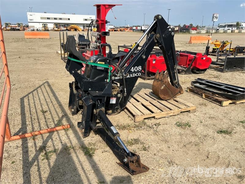 Bradco 8408WX Mini Skid Steer Backhoe Excavator