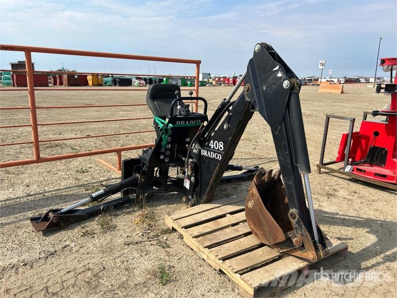 Bradco 8408WX Mini Skid Steer Backhoe Excavator