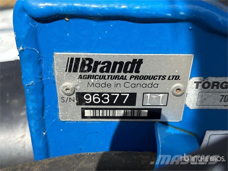 Brandt 1070 10 in x 70 ft Swing Grain Auger Material de transporte
