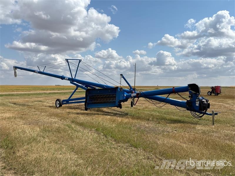 Brandt 1070 10 in x 70 ft Swing Grain Auger Material de transporte