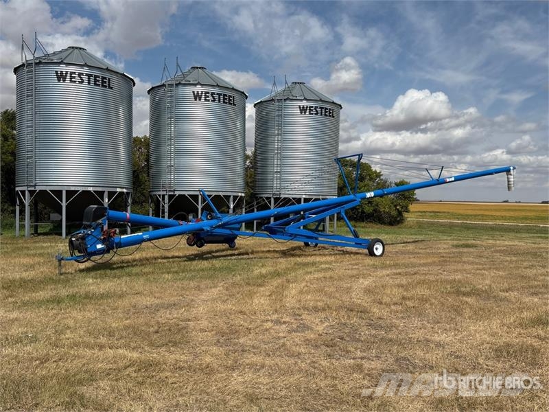 Brandt 1070 10 in x 70 ft Swing Grain Auger Material de transporte