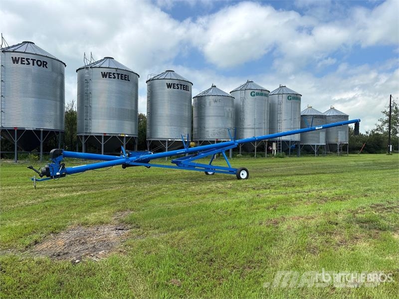 Brandt 1070 10 in x 70 ft Swing Grain Auger Material de transporte