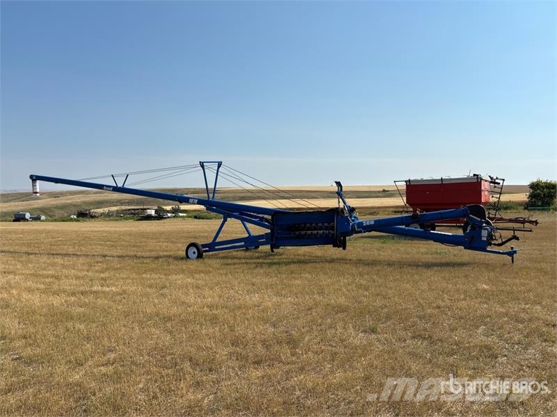 Brandt 1070 10 in x 70 ft Swing Grain Auger Material de transporte
