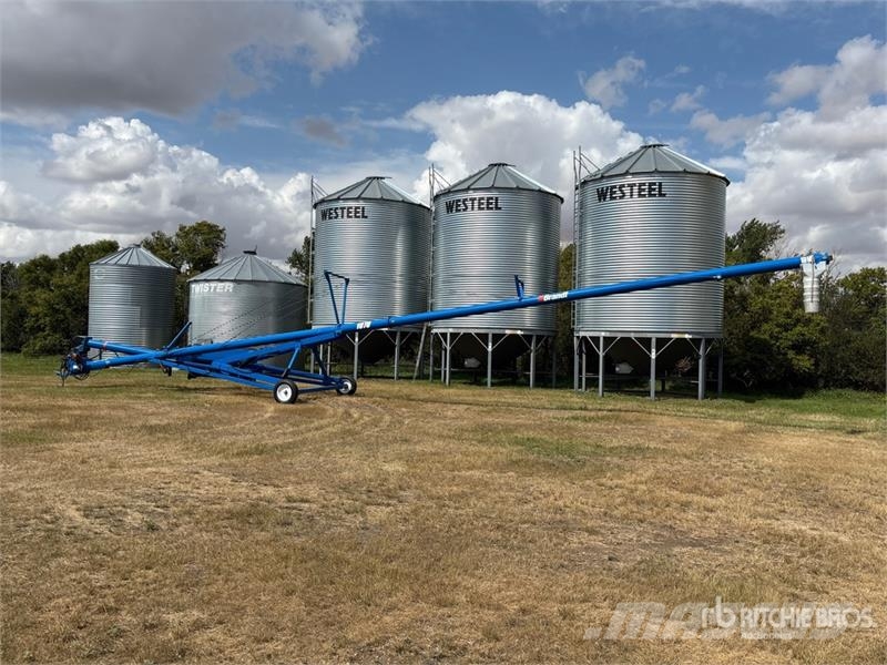 Brandt 1070 10 in x 70 ft Swing Grain Auger Material de transporte