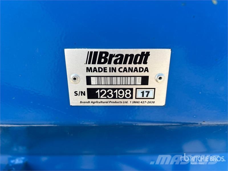 Brandt 1390 13 in x 90 ft Swing Grain Auger Material de transporte