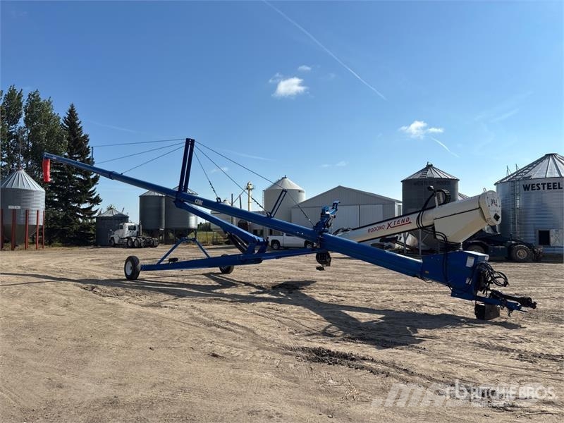 Brandt 1390 13 in x 90 ft Swing Grain Auger Material de transporte
