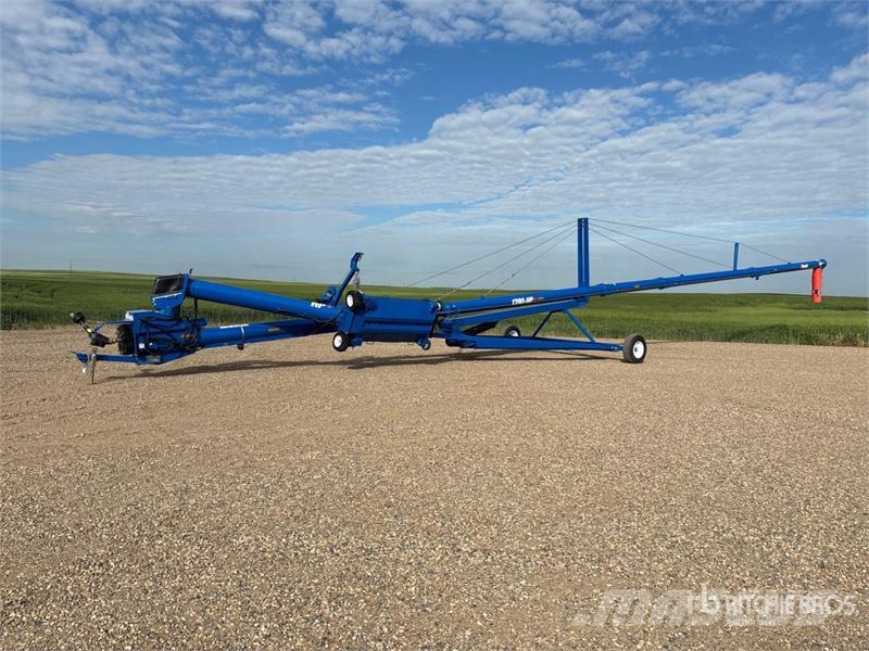 Brandt 1390-HP+ 13 in x 90 ft Swing Grain Auger Material de transporte