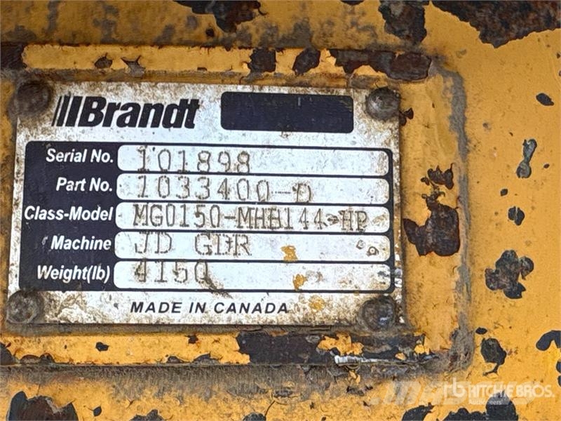 Brandt 144 in Motor Grader Snow Wing - Fits John Deere D7 Kar küreme biçaklari