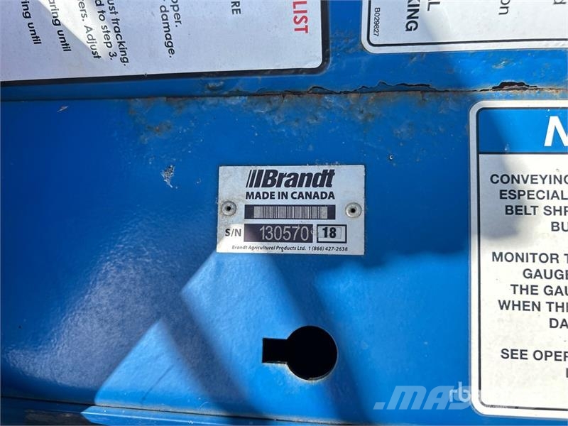 Brandt 15100A 15 in x 100 ft Swing Grain Conveyor Transportbånd