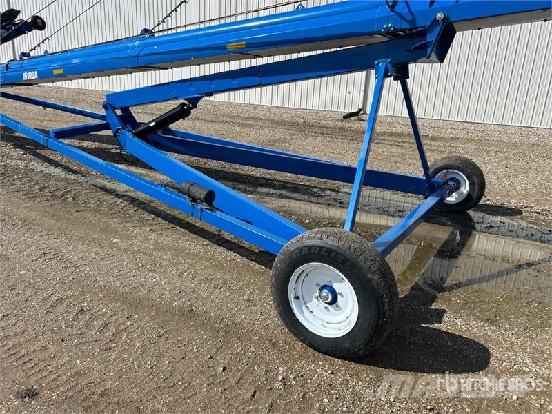 Brandt 15100A 15 in x 100 ft Swing Grain Conveyor Transportbånd