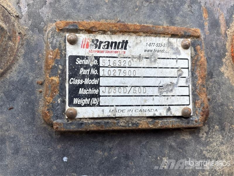 Brandt 23 in Plate Compactor Attachment - Fits John Deere Trilmachines