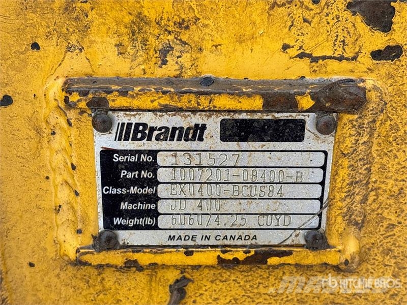Brandt 84 in Q/C Cleanup Excavator Bucket - Fits John Dee Ковши