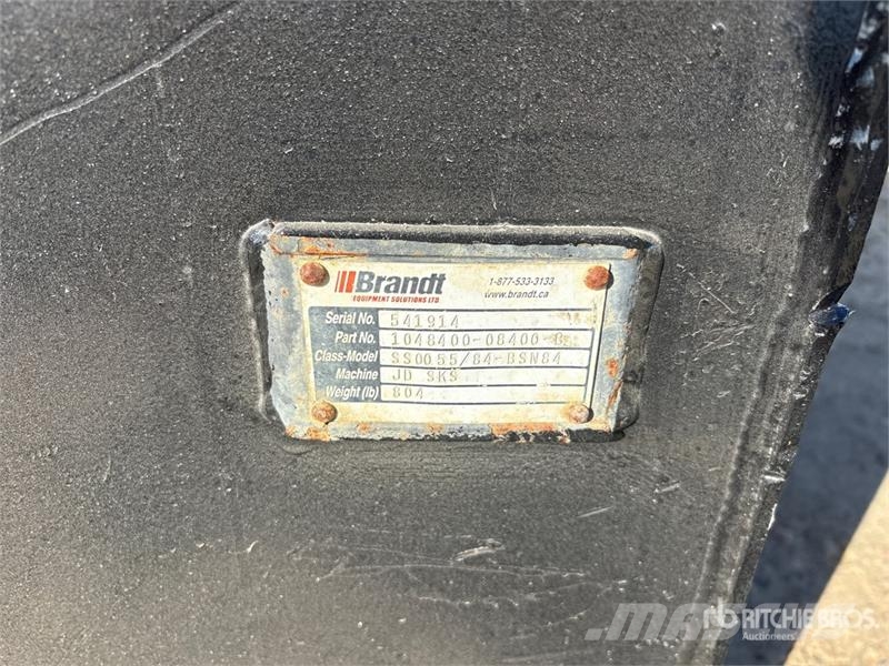 Brandt 84 in Q/C Skid Steer Bucket Benne