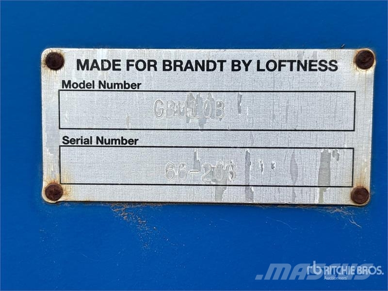 Brandt 8510GBU 10 ft Grain Extractor Udstyr til rensning af korn