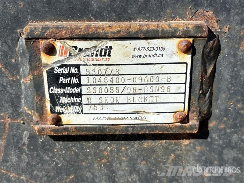 Brandt 96 in General Purpose Skid Steer Bucket Κουβάδες