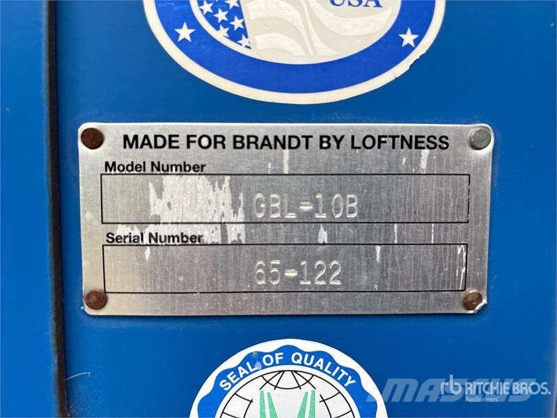 Brandt GBL-10B Grain Bagger Erpici rotanti