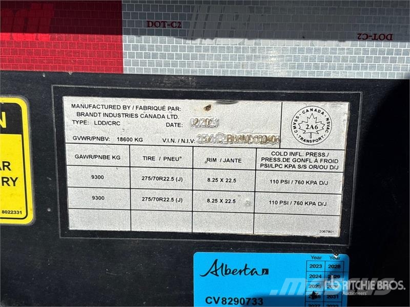 Brandt T/A Booster Axle Andre hengere