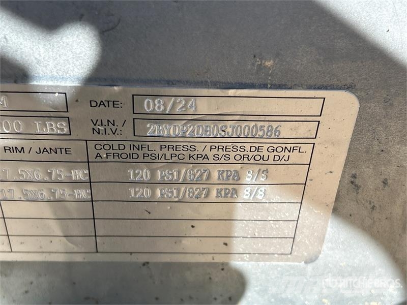 Brandt UBD916 16 ft Dump Utility Trailer (Unused) Savivartės priekabos