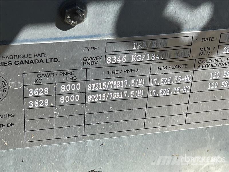 Brandt UBD916 16 ft Dump Utility Trailer (Unused) Savivartės priekabos