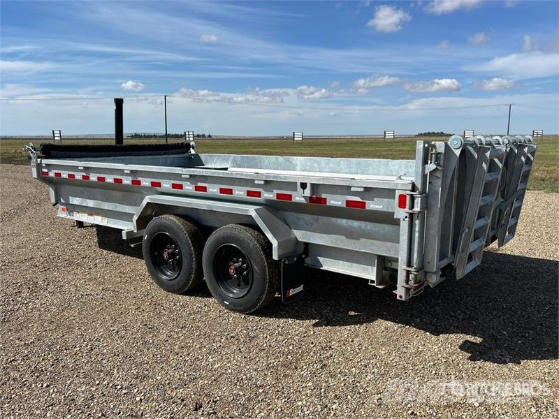 Brandt UBD916 16 ft Dump Utility Trailer (Unused) Savivartės priekabos