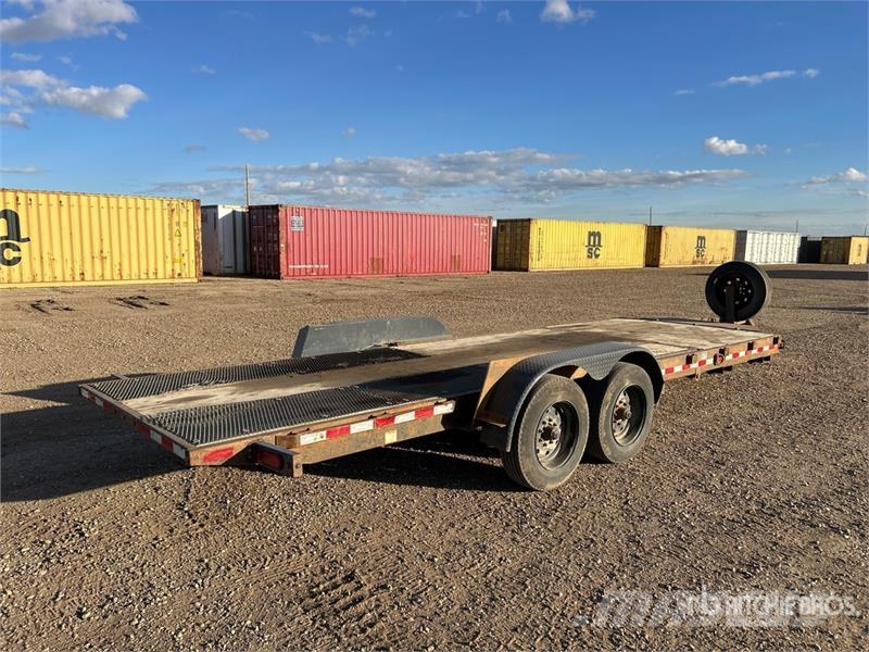 Brandt UBT822 22 ft T/A Tilt Deck Trailer Tieflader