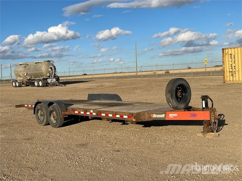 Brandt UBT822 22 ft T/A Tilt Deck Trailer Tieflader
