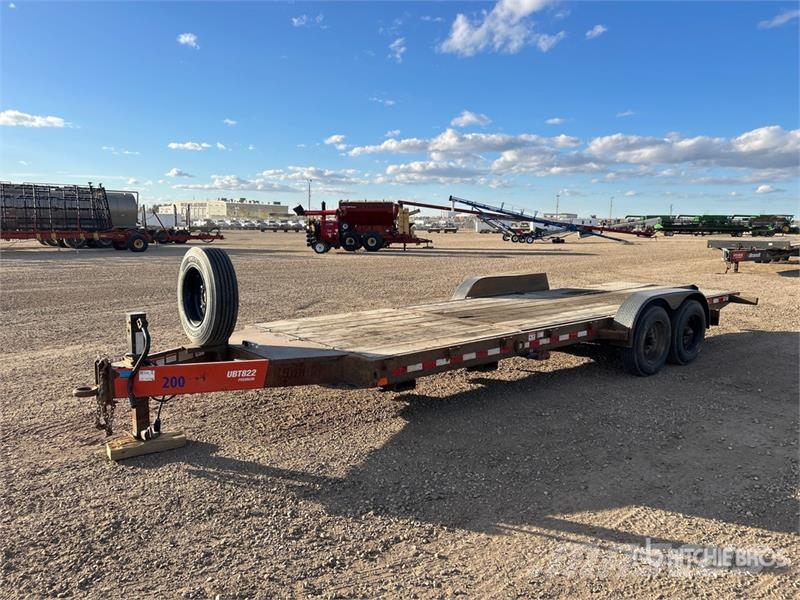 Brandt UBT822 22 ft T/A Tilt Deck Trailer Tieflader