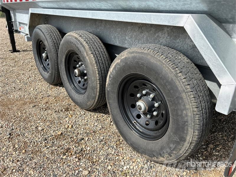 Brandt UGD1116 16 ft Gooseneck Dump Utility Trailer (Unus Savivartės priekabos