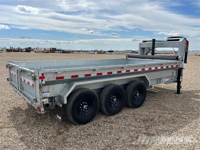 Brandt UGD1116 16 ft Gooseneck Dump Utility Trailer (Unus Savivartės priekabos