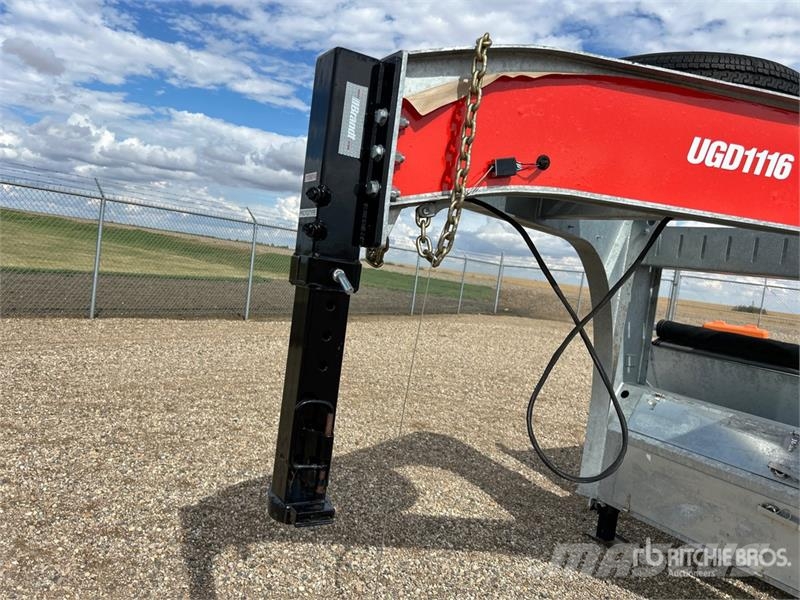 Brandt UGD1116 16 ft Gooseneck Dump Utility Trailer (Unus Savivartės priekabos