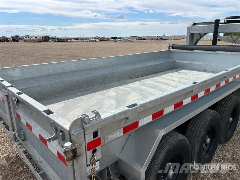 Brandt UGD1116 16 ft Gooseneck Dump Utility Trailer (Unus Savivartės priekabos
