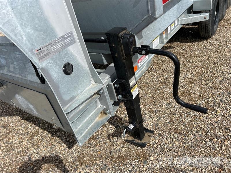 Brandt UGD1116 16 ft Gooseneck Dump Utility Trailer (Unus Savivartės priekabos