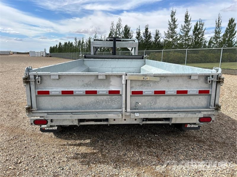 Brandt UGD1116 16 ft Gooseneck Dump Utility Trailer (Unus Savivartės priekabos
