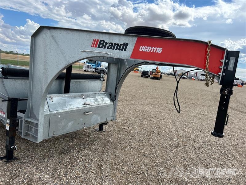 Brandt UGD1116 16 ft Gooseneck Dump Utility Trailer (Unus Savivartės priekabos